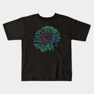 Colorful Chrysanthemum flower Kids T-Shirt